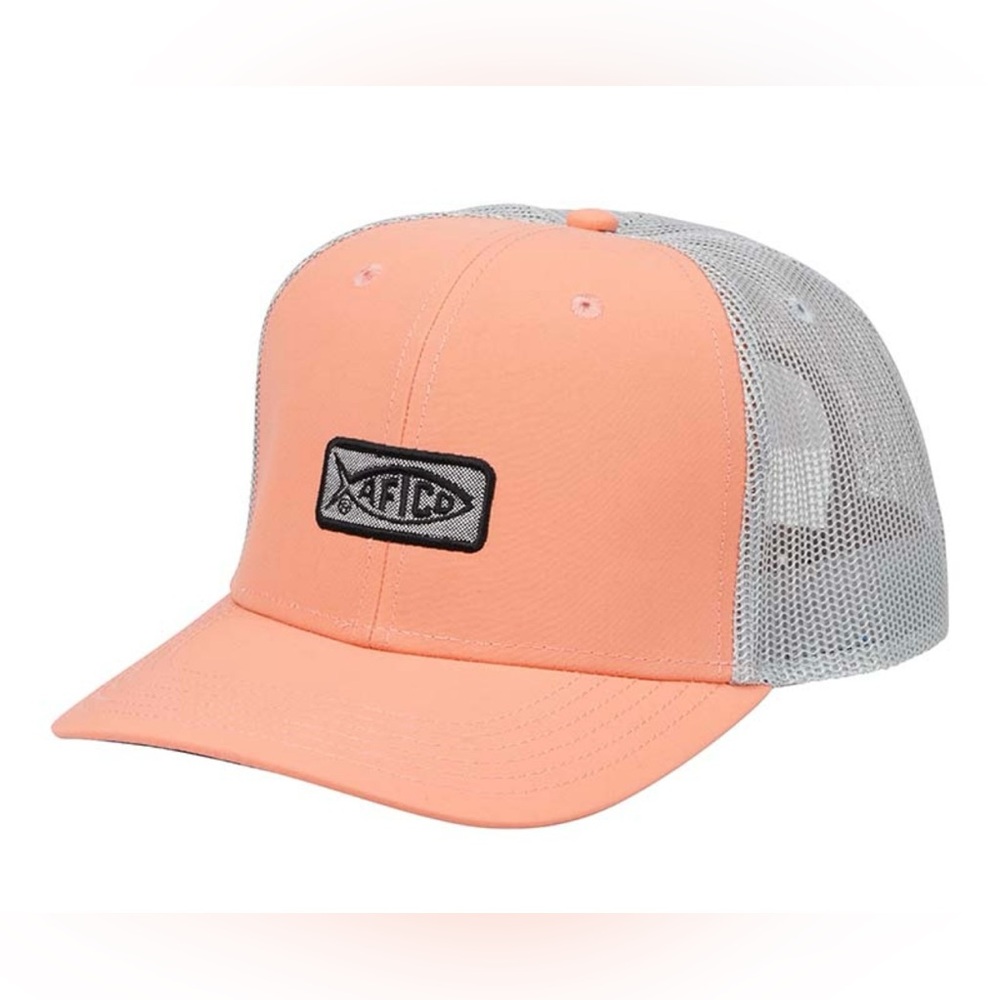 AFTCO Men’s Faded Peach and Light Gray Hat